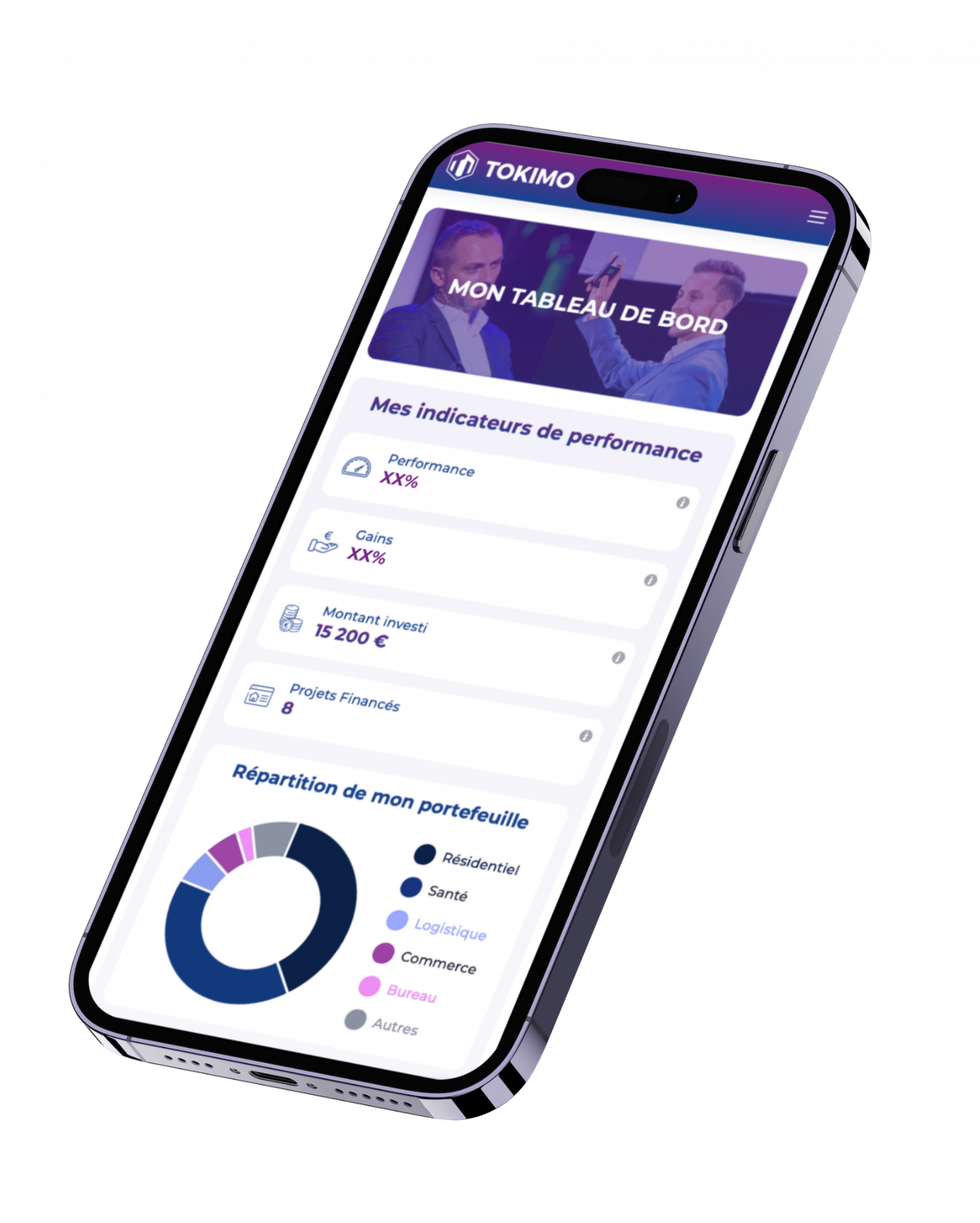 Connectez-vous à la plateforme de crowdfunding immobilier TOKIMO