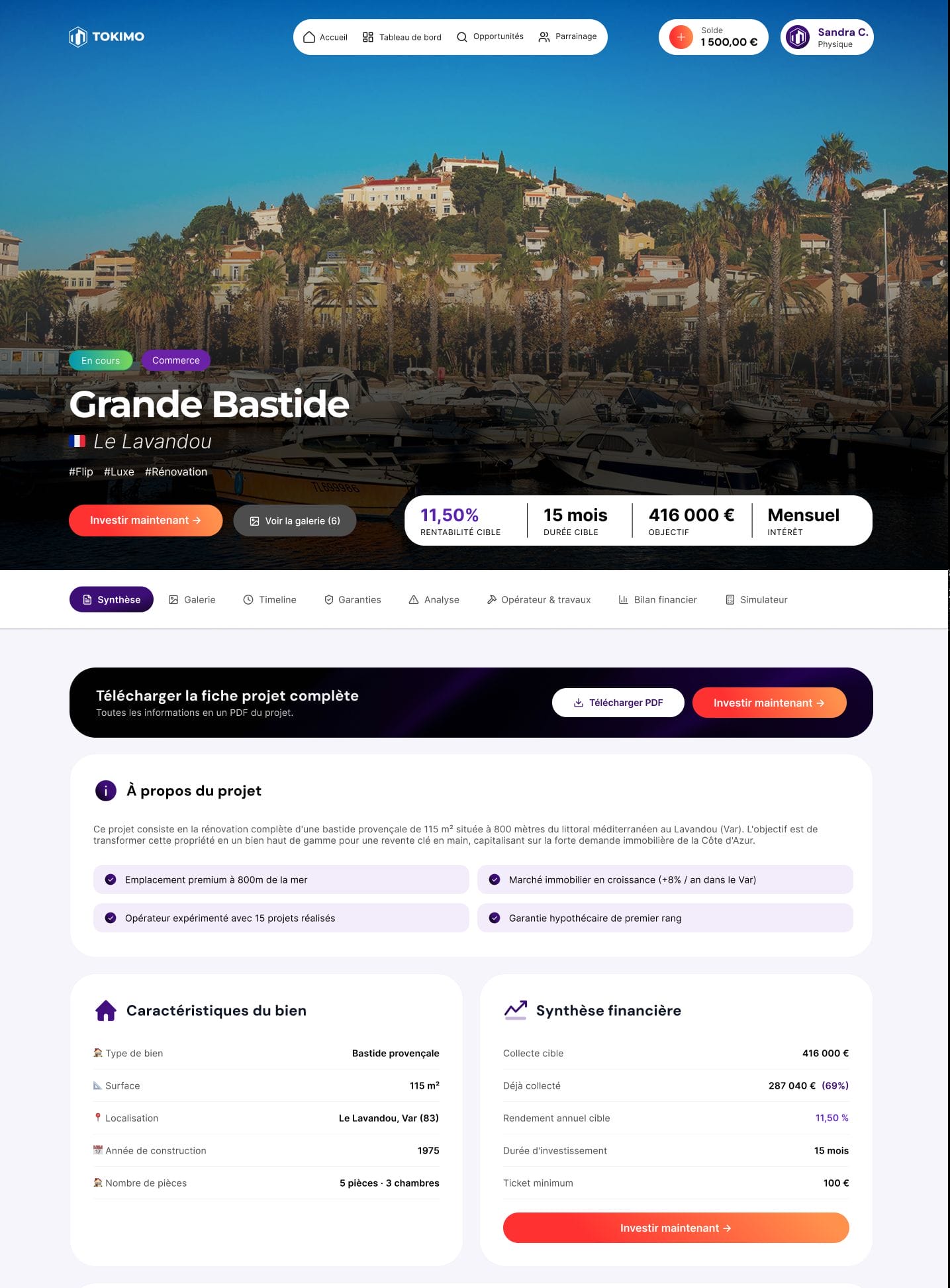 refonte fiche projet tokimo